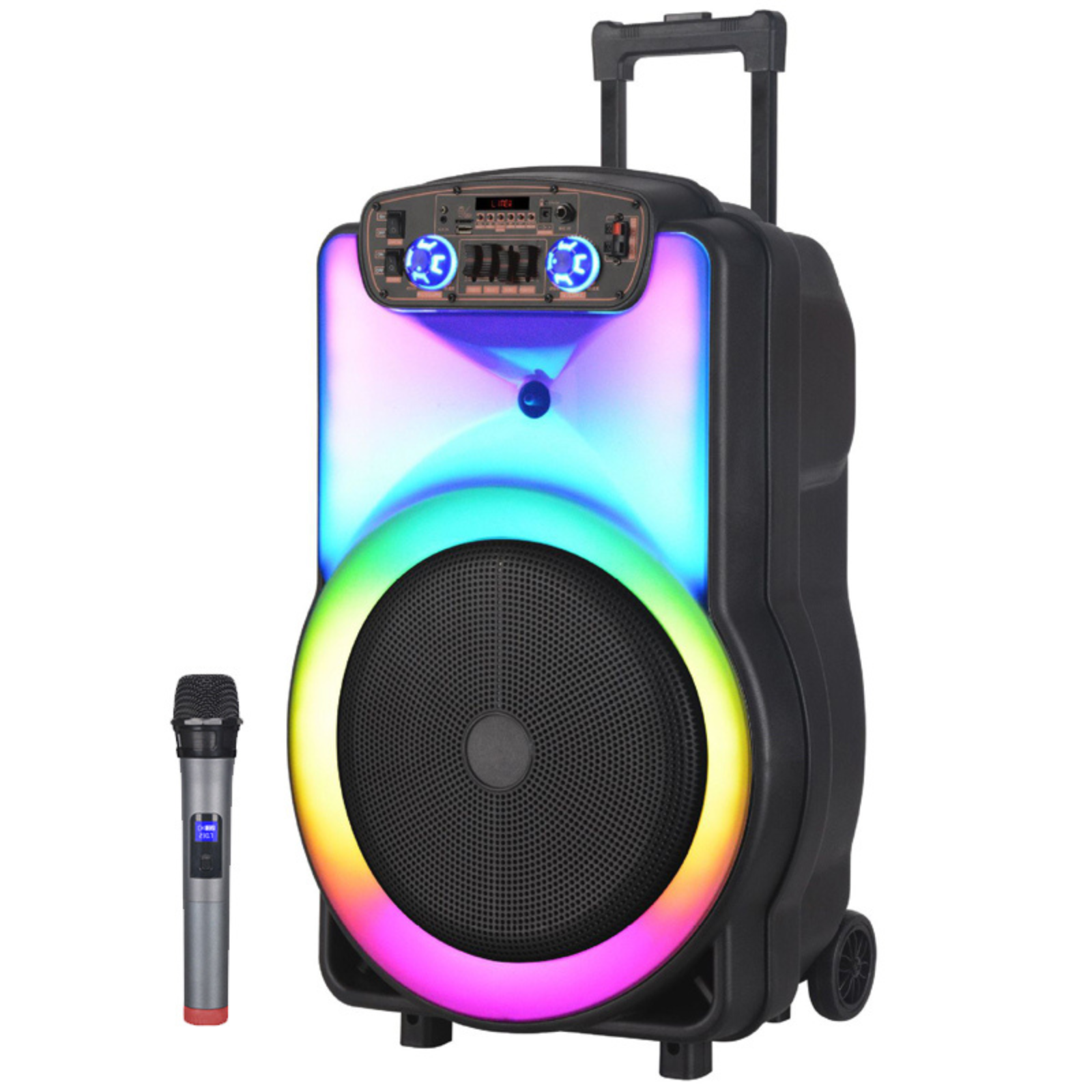 Microfono Karaoke Portatile Bluetooth con Cassa Mod. H59